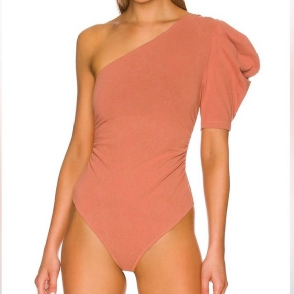 Intimately Free People Somethin Bout You Bodysuit Honey Eyed Orange Size Small - Picture 1 of 9